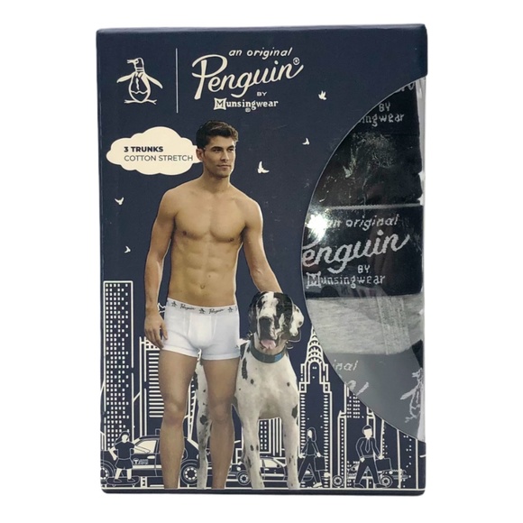 Penguin Men's Boxer Trunks 3-Pack - Picture 1 of 1